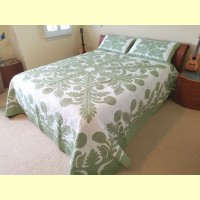 Hawaiian Bedspread-Breadfruit Pattern 4
