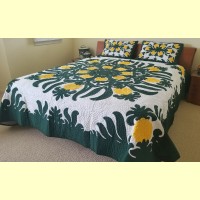 Hawaiian Bedspread-Pineapple Fields Forever 1 Hawaiian Bedspread-Pineapple Fields Forever 1