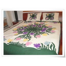 Hawaiian Bedspread-Hibiscus Garden Hawaiian Bedspread-Hibiscus Garden